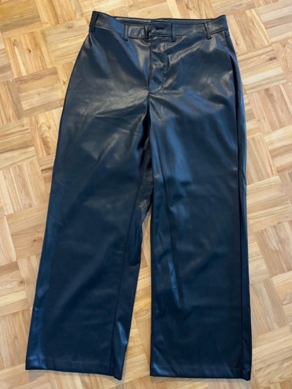 NWT Old Navy Faux Leather Wide Leg Pants